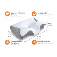 Almohada cervical ergonómica
