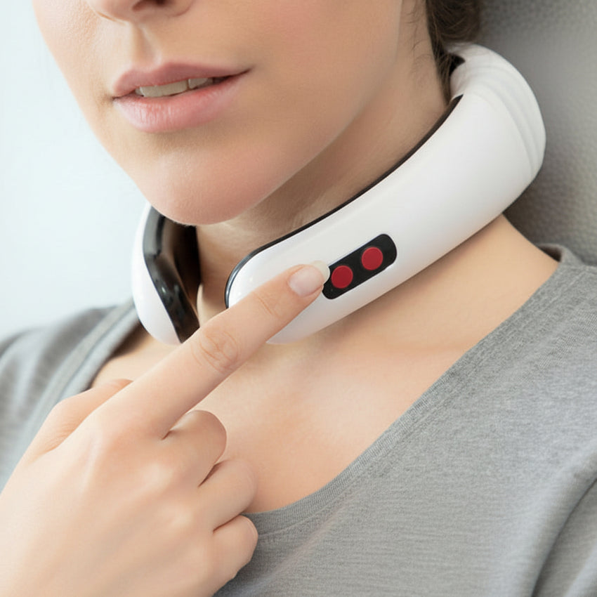 Masajeador de cuello y espalda electromagnético